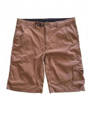 prAna Shorts Zion Stretch Cargo Performance Adjustable Waist Buckle - Size XL